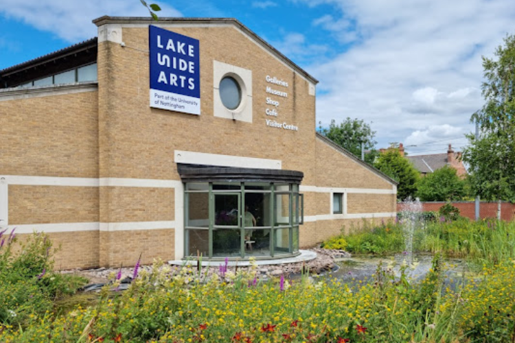 Lakeside Arts centre on a sunny day
