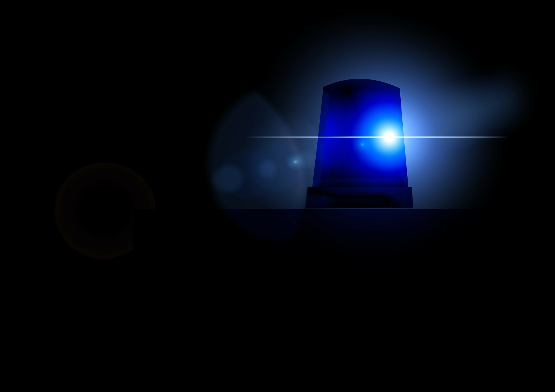 Police blue light